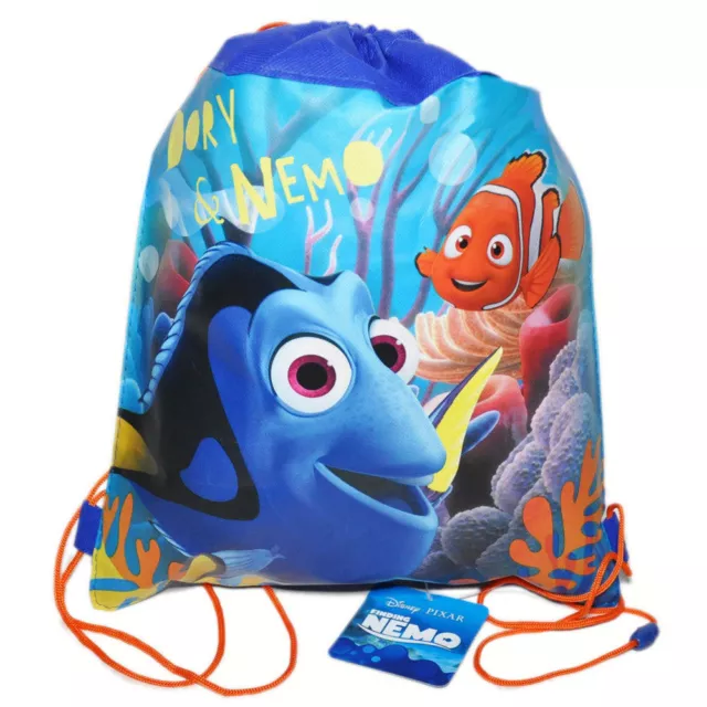 12x DISNEY FINDING DORY NEMO Tote Sling Bag Drawstring Backpack PARTY FAVORS