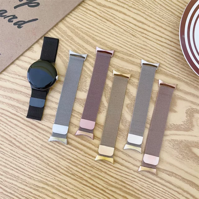 Milanese Magnetic Stainless Steel Metal Strap Band For Google Pixel Watch 2/1 UK