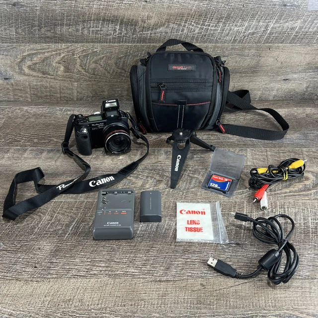 CANON POWERSHOT PRO 1 DIGITAL CAMERA W/ BATTERY CHARGER MEMORY CARD Tripod +More