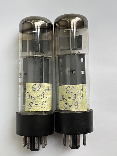 2Pcs Tubes Rft El34 / 6Ca7 / O-Getter! Audio Tubes! Tested! 2Pcs Tubes Rft El34 / 6Ca7 / O-Getter! Audio Tubes! Tested!