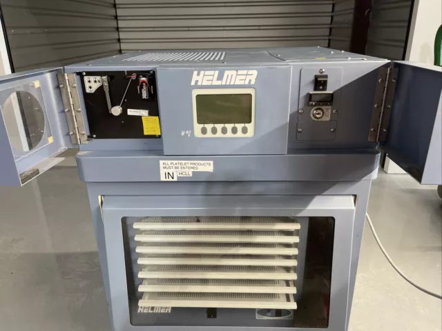 Helmer PC100i Platelet Incubator. Unit Powers Up