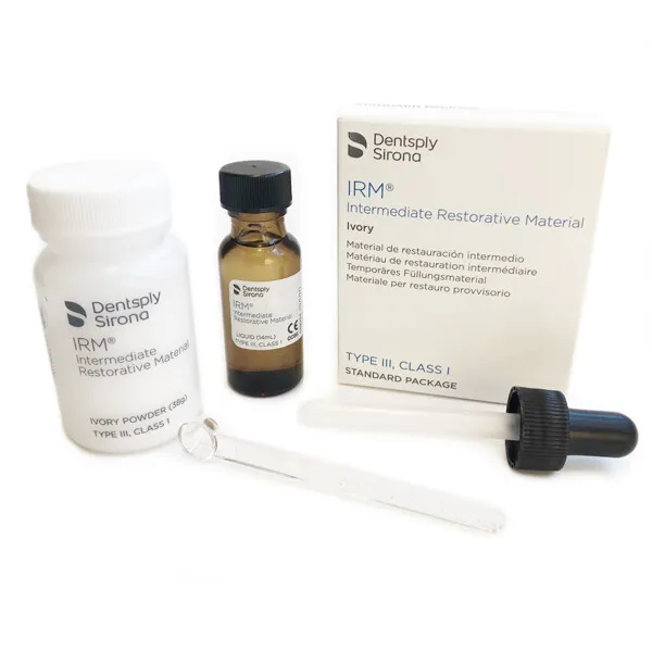 Dentsply 610007 IRM Intermediate ZOE Material Ivory Powder & Liquid EXP May 2024