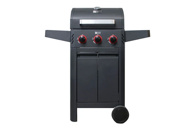 BBQ Grillwagen Gasgrill Edelstahl Barbecue Garten Grillen Ohio