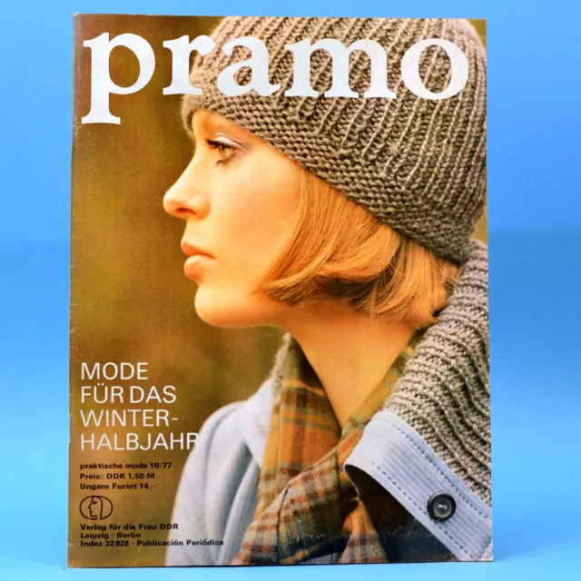 Pramo Praktische Mode 10 1977 Verlag für die Frau Wintermode Schals Blousons 55