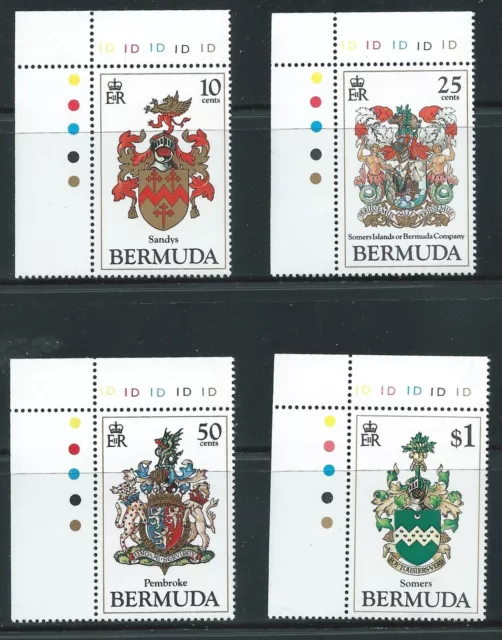 BERMUDA 1982 Full set. 10c to $1.  SG 457-460 MNH Pristine (see scan & notes)