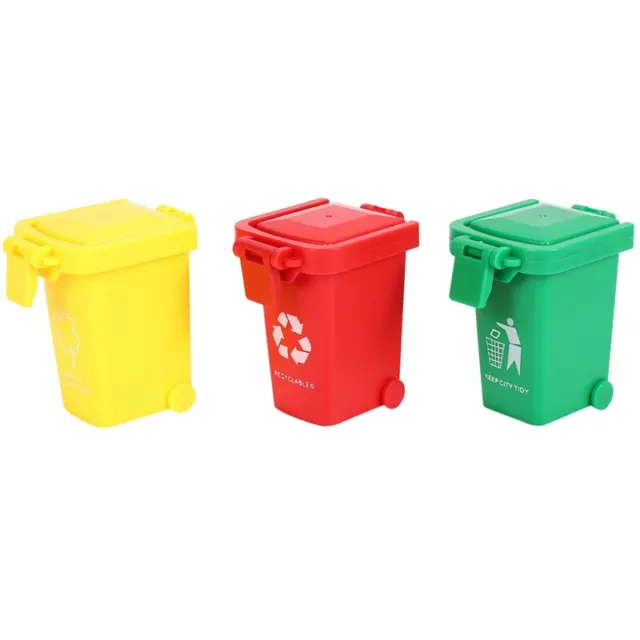Toy Vehicles Garbage Truck's Trash Cans, 3 Pack Toy Garbage Truck3055