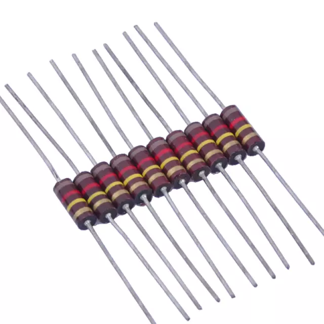 10pcs Carbon Composition Resistor 0.5W 120K Ohm for Tube Amplifier