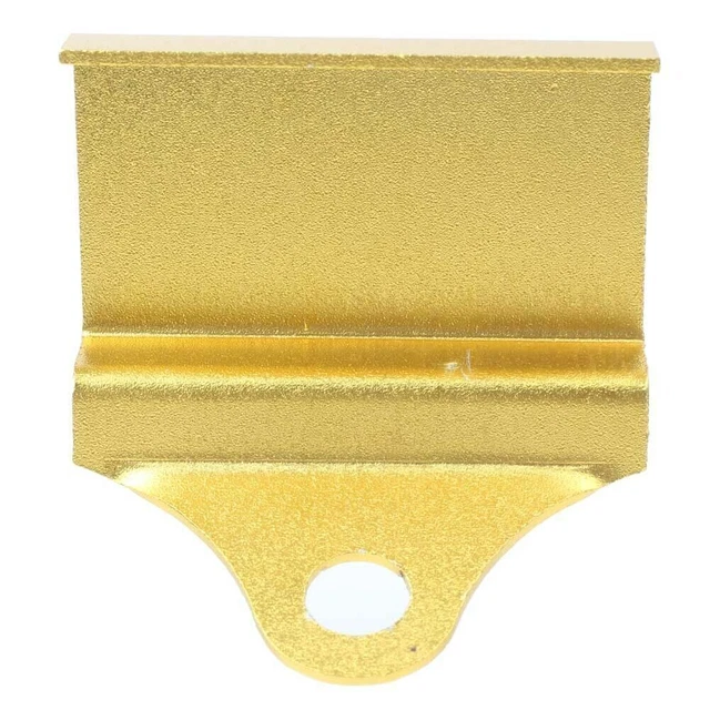 CNC Water Temperature Meter Voltmeter Thermometer Mount Bracket Universal Gold