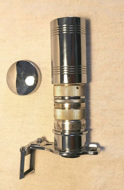 KODAK Anastigmat 78mm Tele f=4,5 für Kodak Kamera Model K Objektiv Chrom