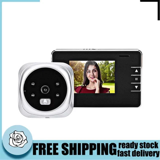 Fotocamera digitale campanello LCD 2,8 pollici visione notturna video elettronico spioncino