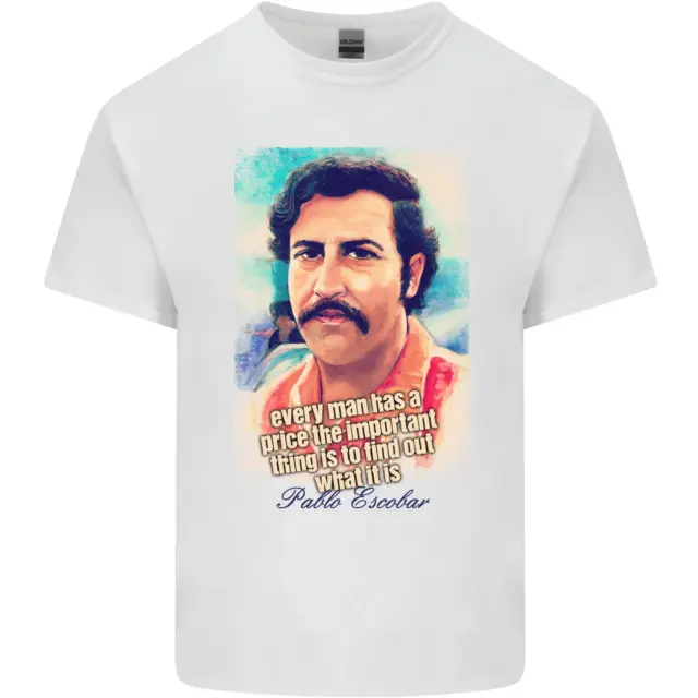 T-shirt top da uomo cotone Pablo Escobar Quote cocaina cultura della droga