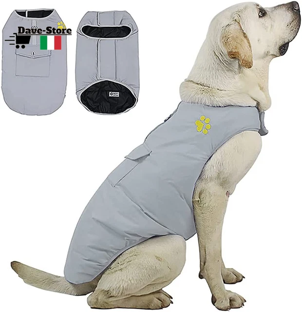 Doggiekit Cappotto Cane,Giacca Invernale per Cani,Antivento Abbigliamento per Ca