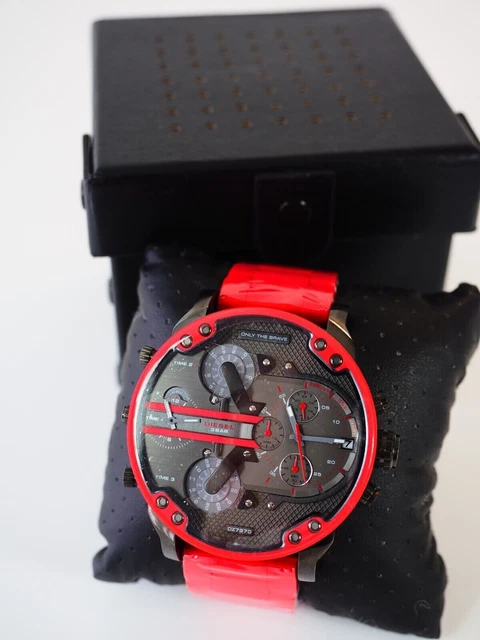 Diesel Watch Mr Daddy Red FOR SALE PicClick