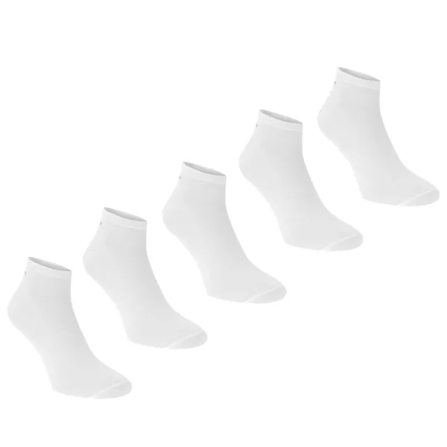 Slazenger Kids Boys 5 Pack Trainers Socks Junior Trainer