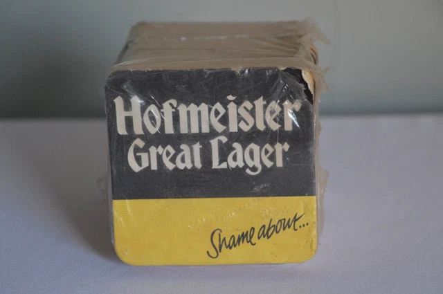 Vintage Hofmeister "Shame About" Beer Mats Bulk Pack (around 100?) New Old Stock