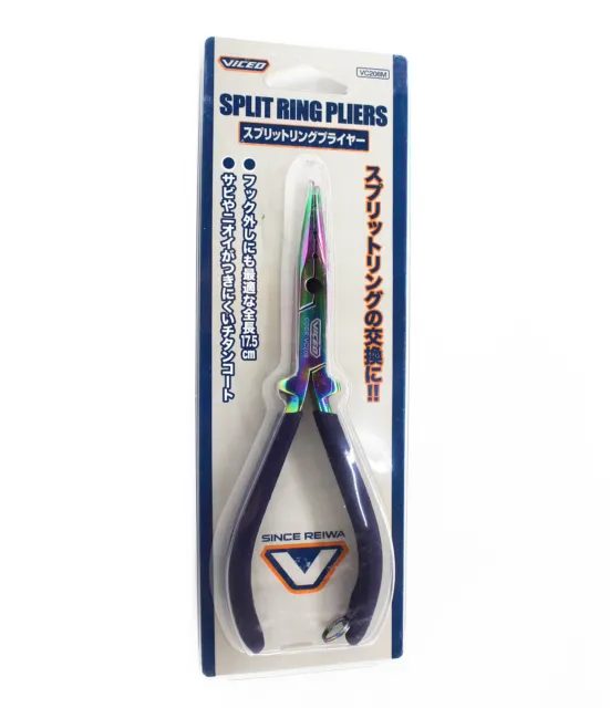 Prox Viceo VC208MS Straight Tip Split Ring Pliers Size 2-6 17.5cm Aurora (8189)