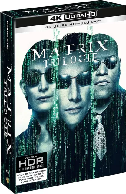 Matrix - La Trilogie Coffret Blu-ray 4K Ultra HD NEUF