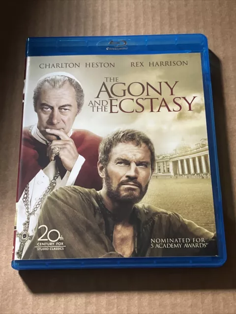 The Agony and the Ecstasy Blu-ray Charlton Heston Rex Harrison RARE OOP Region A