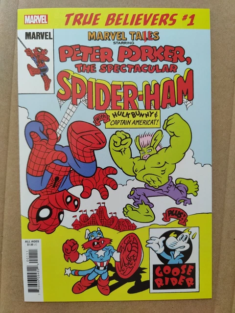 True Believers Marvel Tails Peter Porker The Spectacular Spider-Ham #1 NM