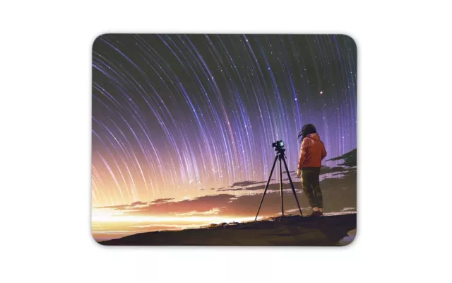 Space Astronomy Mouse Mat Pad - Stars Telescope Night Sky Gift Computer #14090