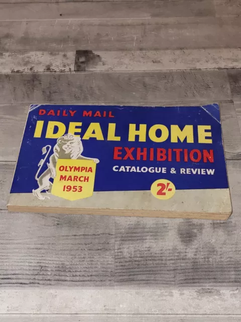 Daily Mail 1953 Ideal Home Exhibition Catalogue Vintage Olympia