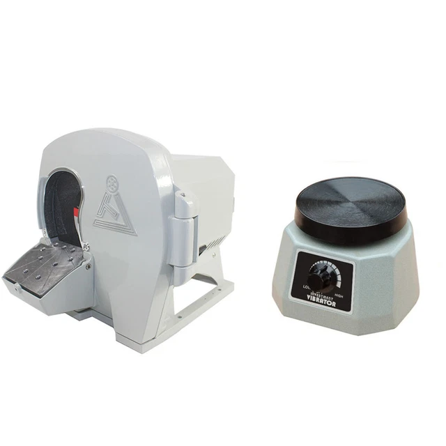 DENTAL MODEL TRIMMER Lathe Polisher 2/3hp Abrasive Gypsum Disc 10" + 4