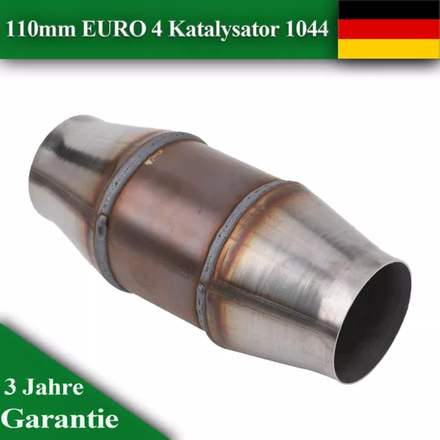 200 Zellen Ø110mm EURO 4 E/A 76,1mm Gutachten Katalysator 1044 NEU