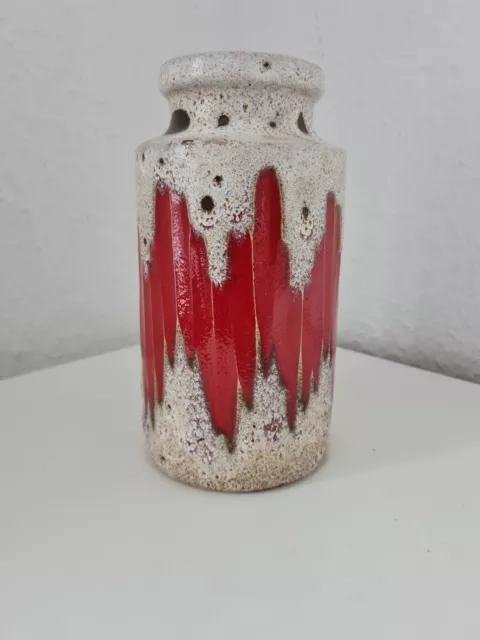 Scheurich Lora Keramik Vase WGP pottery fat lava Vintage 70er Jahre (L1106)