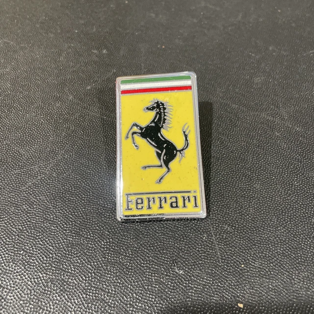 Used Ferrari Prancing Horse Hood Emblem Badge
