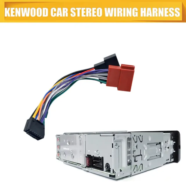 Car Stereo Radio Plug KENWOOD ISO Wiring Harness Adapter Connector 16 Pin NS MB