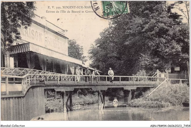 ABNP8-94-0656 - NOGENT-SUR-MARNE - entrée de l'ile de beauté et convert