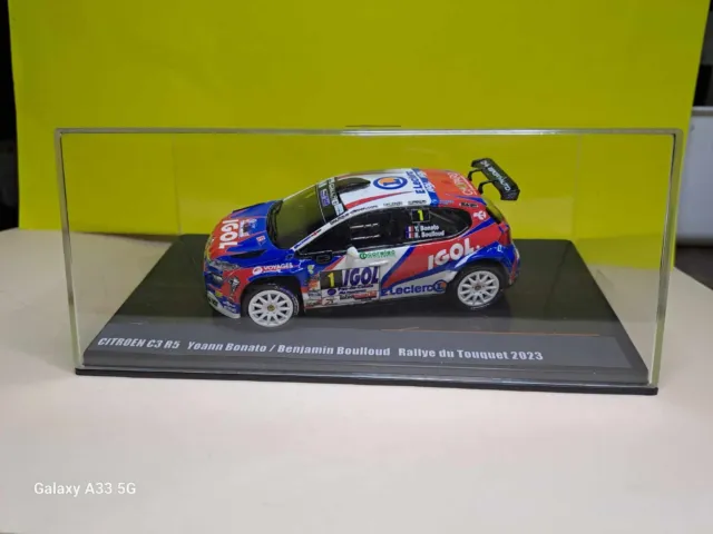Voiture miniature 1/43 Citroen C3 R5 Y.Bonato/B.Boulloud Rallye du Touquet 2023