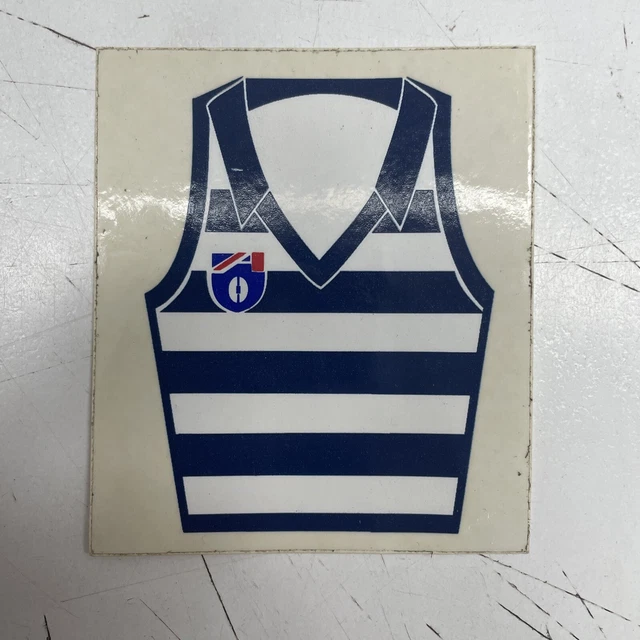 ORIGINAL VINTAGE RETRO NOS AFL VFL Football Decal Sticker Geelong Cats