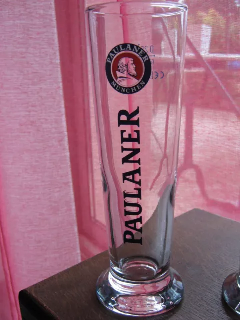 Lot de 2  Grands Verres à bière Collection PAULANER 25 cl 3