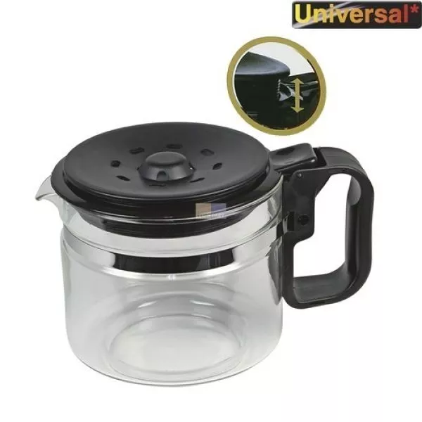 Glaskanne Wpro 484000000317 UCF100 Kaffeekanne Universal 12-15 Tassen für Filter