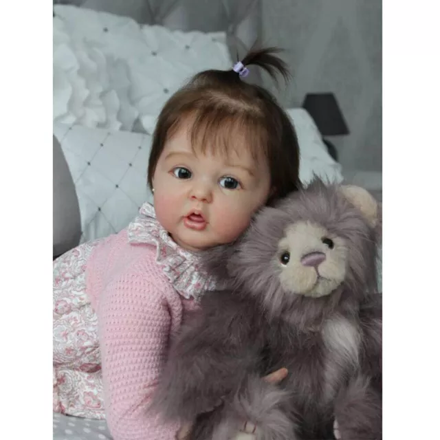 Real Lifelike Bebe Reborn Doll Baby Girl Toddler Realistic Newborn Kids Toy #