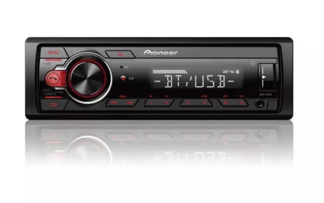 MVH-S21BT Single Din Bluetooth Car Stereo Digital Media Receiver, Andro
