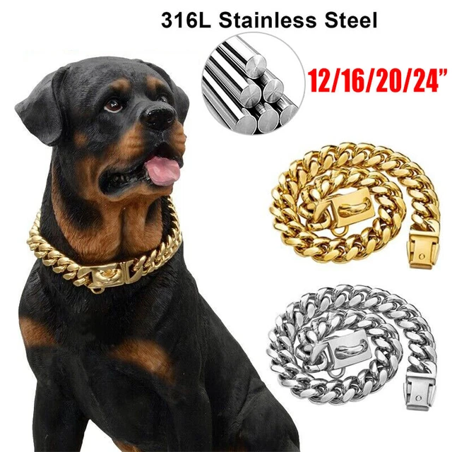 Collar Dog Training Choker Choke Collar Metal Dog Training Collars