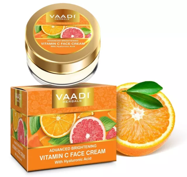 Crema viso alla vitamina C di Vaadi Herbals | Con amamelide e niacinamide |...