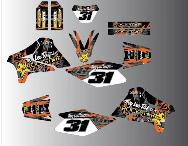 Sinnis Apache / Rmr  Full Graphics Kit -Full Sticker Kit-Troy Lee New