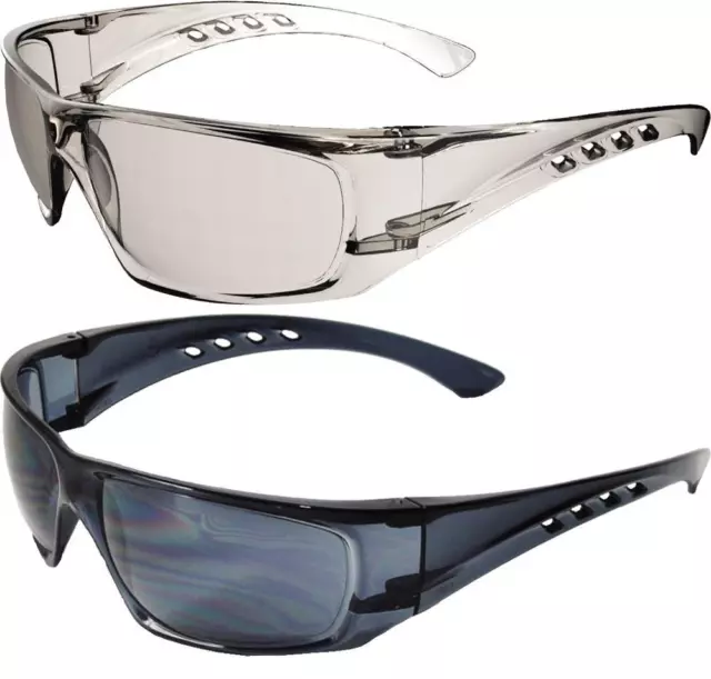 UCI SAMOVA Sicherheit Brille Eye Protection Klar & Rauch -1, 6, 12 Paar