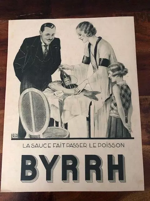 1 ancienne pub, publicité BYRRH papier cartonné - Voir mes autres en vente