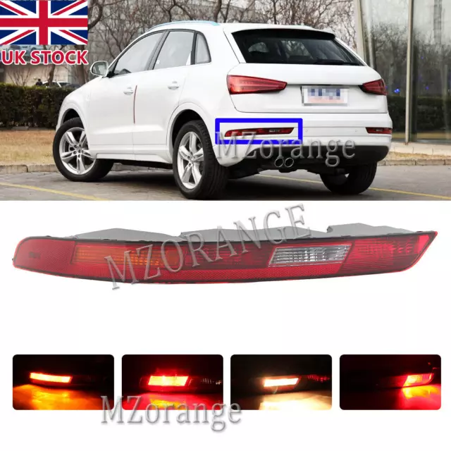 Left Rear Bumper Light Tail Brake Fog Stop Lamp For Audi Q3 8U 10/2015-2018 UK