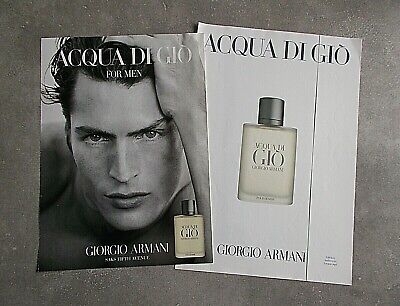 ARMANI Publicité papier Parfum Perfume Ad Armani pour homme de 1997 