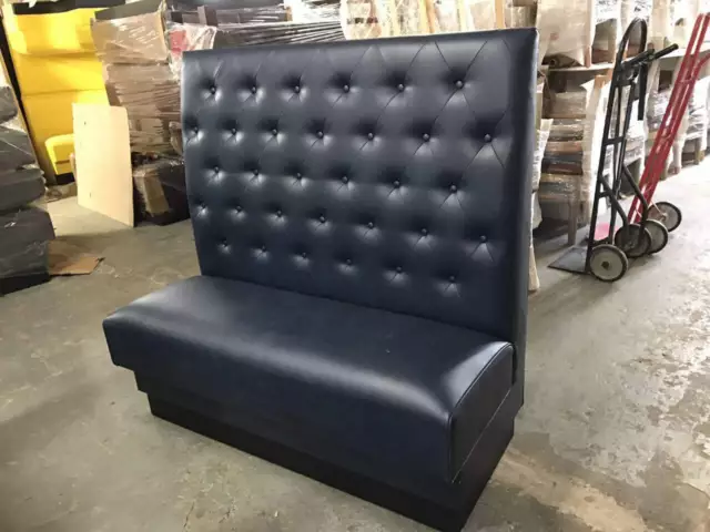 Restaurant Booths with Tufted Back on-sale