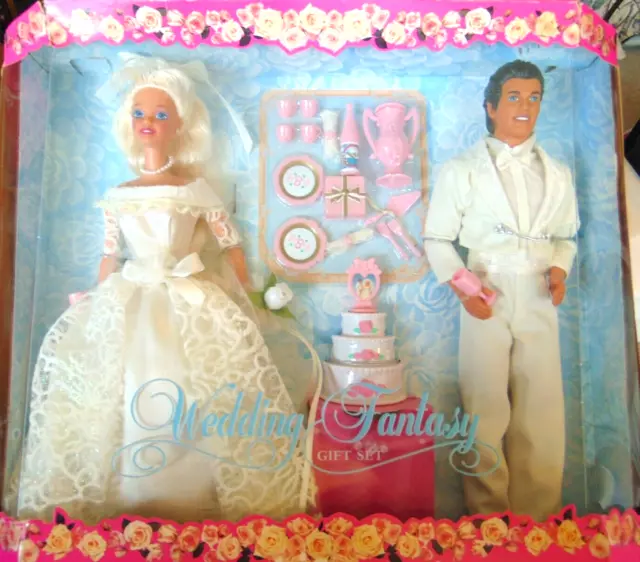 MATTEL  1996  SPECIAL EDITION  BARBIE & KEN WEDDING FANTASY  SET  New in Box