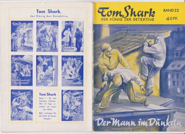 Tom Shark  Nr. 23  (Zust. 1-2)  -Nachkrieg-