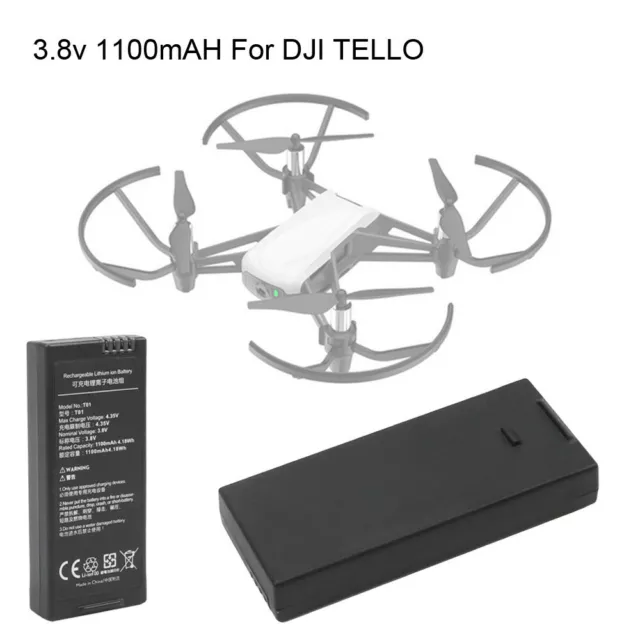 For DJI Tello Quadcopter Drone, Intelligent Flight Battery 1100 mAh 3.8V ！