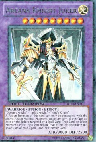 *** Arcana Knight Joker *** Duel Terminal (Nm) Rare Dt04-En037 Yugioh!