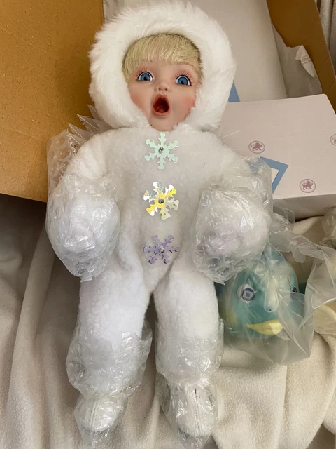 "Catch of The Day" Snow Baby By Titus Tumescu NIB